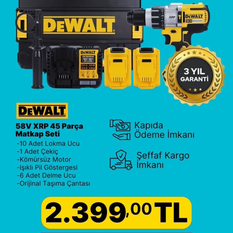 Dewalt Şarjlı Matkap Şikayet