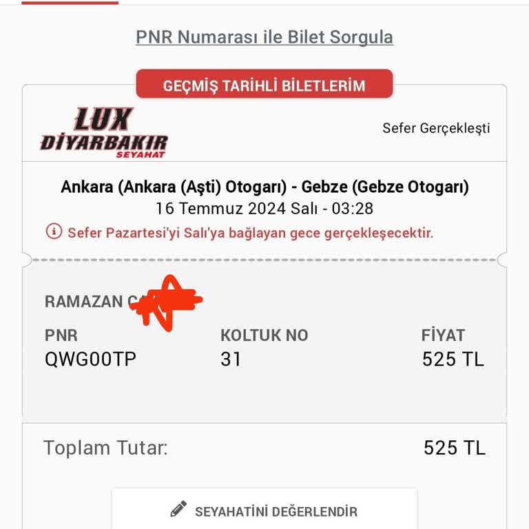 Lux Diyarbakır Seyahat Turizm Otobüs Firması