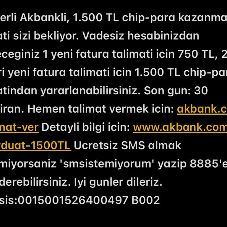 Akbank'IN Chip Para Yalanı