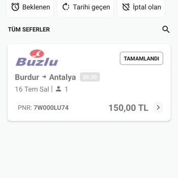 Buzlu Turizm Otobüs Gelmedi Ve Müşteri Hizmetleri Cevap Vermedi