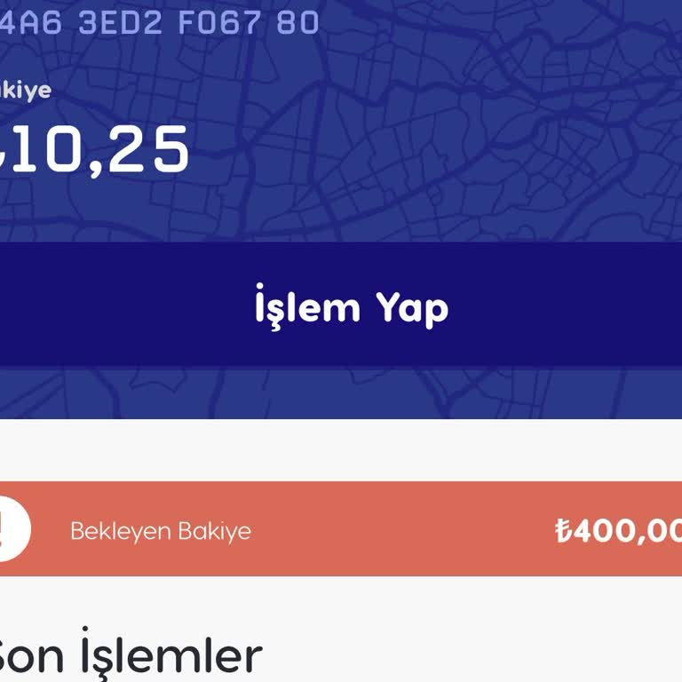 BURULAŞ Otobüs Kartı Bakiye Sorunu