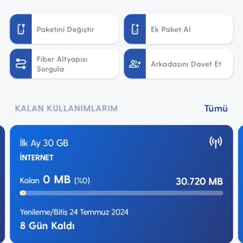 Turkcell Haberim Olmadan İnternet Kullanımı Ve Yenilenmesi