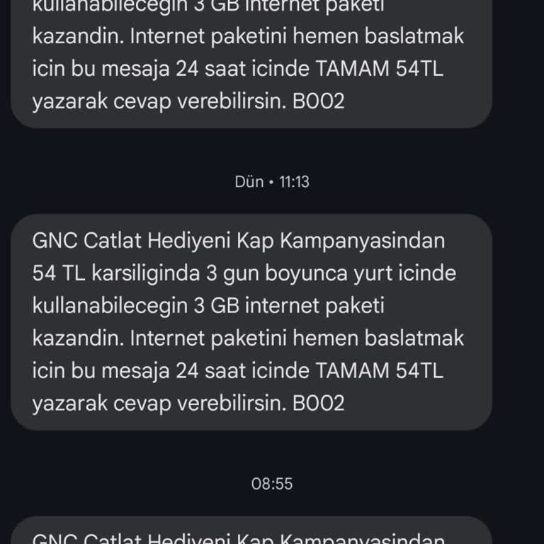 Turkcell GNC Her Zaman Aynı Şey Geliyor