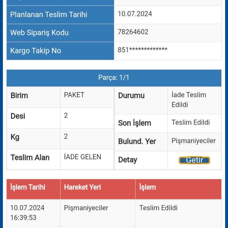 İzmit Sürat Kargo Pişmaniyeciler Şubesi