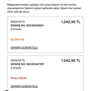 Lefties Ücret İadesi Yapılmıyor