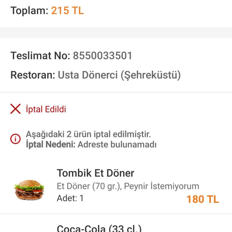 Trendyol Ürün Teslimi Yapılmadı İade İşlemini Kabul Etmiyor