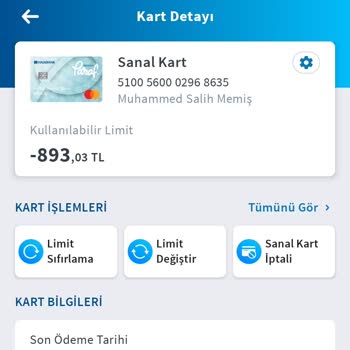 Halkbank Sanal Kartımdan İzinsiz Para Çekti.
