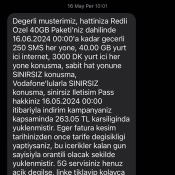 Vodafone Otomatik Taahhüt Yenilemesi - Sözleşme İptali Talebi