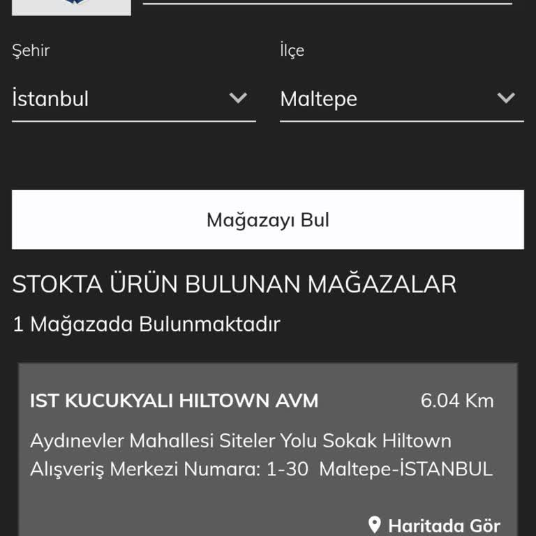 Hilltown AVM İstanbul Stok Hatası;müşteriyi Aldatmak