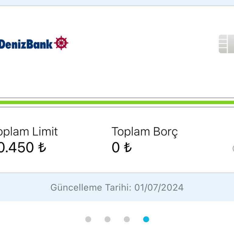 Denizbank Findeks Kredi Kartı Limitini Güncellemiyor