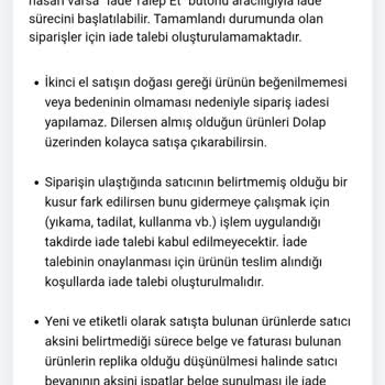 Dolap Uygulaması Şikayet