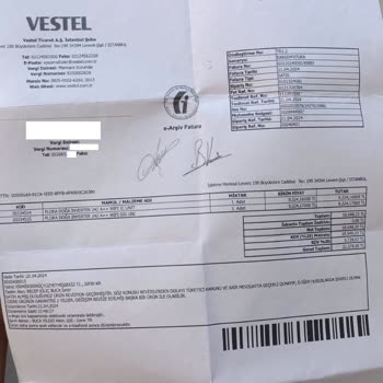 Vestel Klimamın Performans Sorunu Ve Servis Hizmeti Hakkında Şikayet