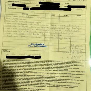 Asimo Mobilya Hasarlı 4 Aydır Teslim Edilmeyen Ürünler