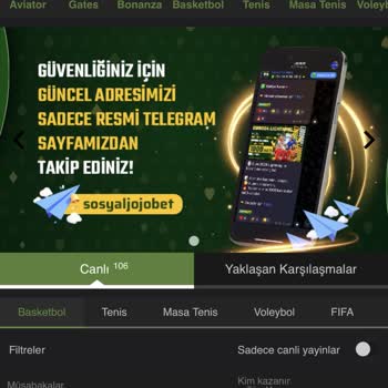 Jojobet'in Numarasıda Çıkmıyor.