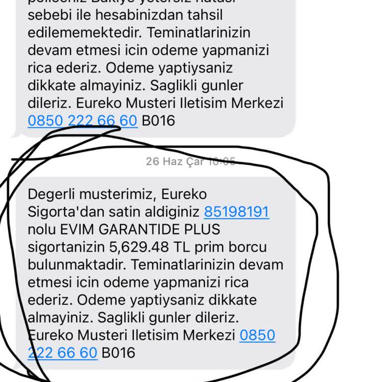 Eureko Sigorta Haksız Yere Para Talep Ediyor