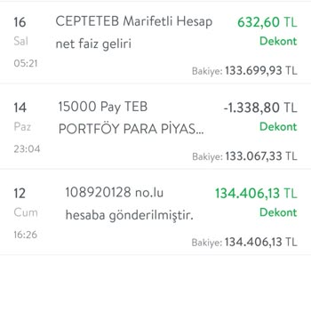 TEB Paraları Alıyorlar. Paralarımız Eksiliyor Bakiye Düşüyor