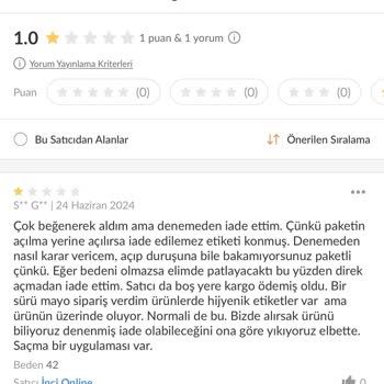 Trendyol Online Alışverişte İade Sorunu Ve Müşteri Deneyimi