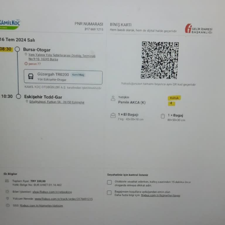 Kamil Koç Firması Otogar İle Gar Arası Tren Saatlerine Riayet Etmiyor