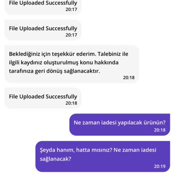 Getir Çarşı'dan Günlerdir İade Edilmeyen Sipariş