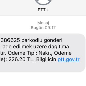 PTT Kargo PTT Gönderi Sorumsuzluğu