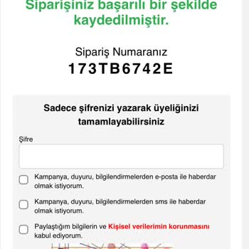 Çetinkaya Ayakkabı Siparişi. Sipariş Gelmedi