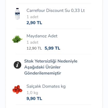 Carrefour SA 1 Alana 1 Bedava Uygulanmadı İade Talebim E Dönüş Yok