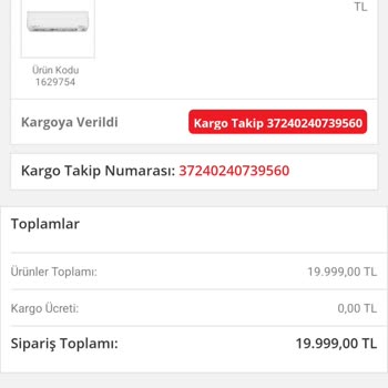 BİM Klimam Kargoda Bekletiliyor