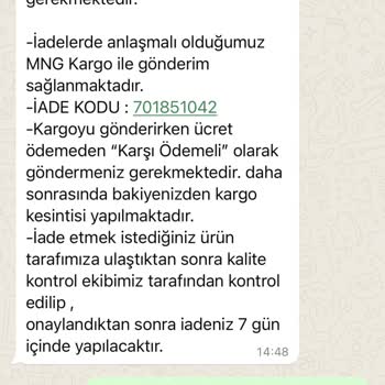 Merwishop İade Sorunu