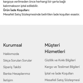 Merwishop İade Sorunu