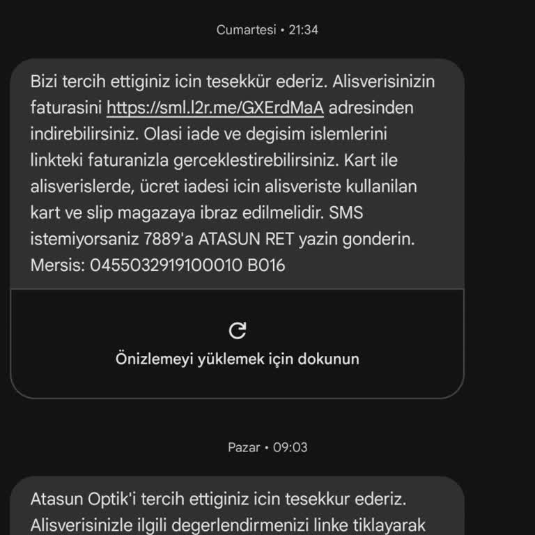 Atasun Optik Mağazadan Aldığım Gözlüğün Garanti Belgesi Yok