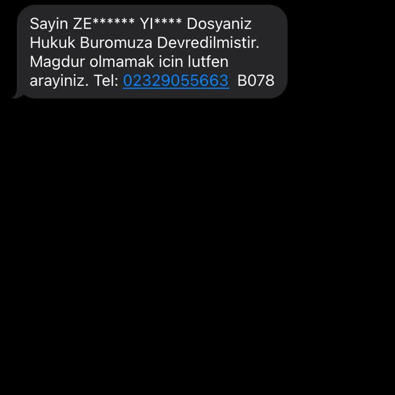 0232 905 53 68 Numarası Olmayan Mesajlar