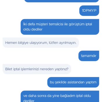 Obilet Bilet İptali Yapıldı Diye Söylenip Yapılmaması