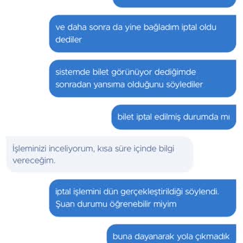 Obilet Bilet İptali Yapıldı Diye Söylenip Yapılmaması