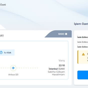 Ajet Uçuş Saati Değişikliği Sebebiyle Bilet İptal Sorunu