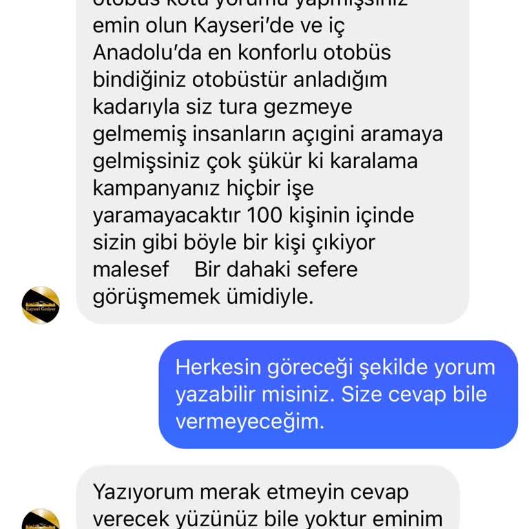 "Kayseri Geziyor" İle Tura Katıldım, Beğenmedim Diye Hakarete Uğradım.