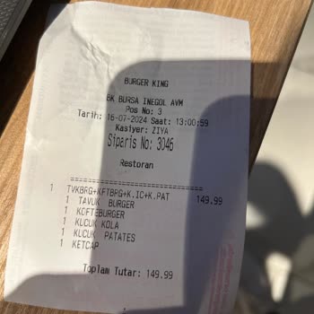 Burger King Aldığım Ütün Eksik Ve Küflü