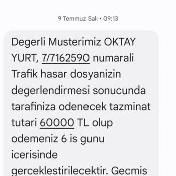 Türkiye Sigorta Söz Verdiği Tarihte Paramı Yatırmıyor.