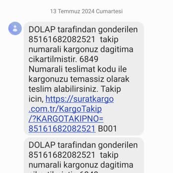Sürat Kargo Damlataş Şubesi Kargomu Adresime Teslim Etmiyor