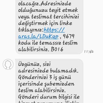 Aras Kargo Marmaraereğlisi Tekirdağ Şube Mağduriyeti