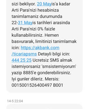 Akbank Kampanyasında Faiz Ve Hizmet Sorunları