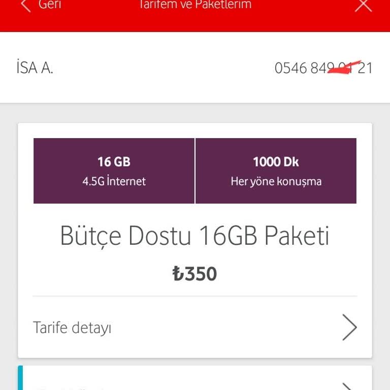 Vodafone Onayım Olmadan Taahhüt Değişmiş