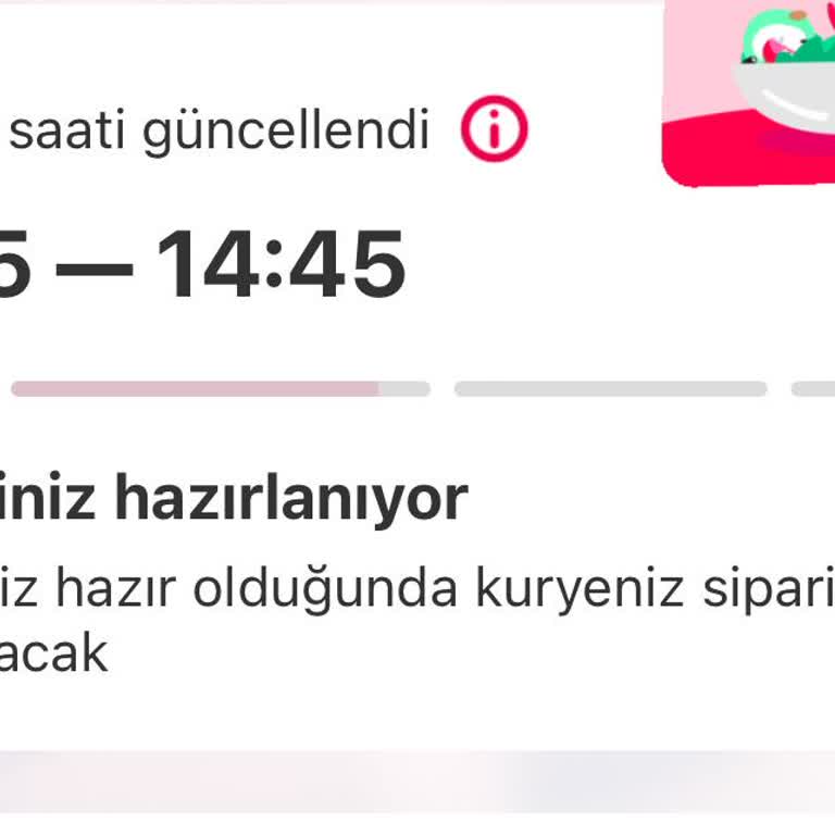 Yemeksepeti 2 Saate Teslim Edilen Yemek Siparişi