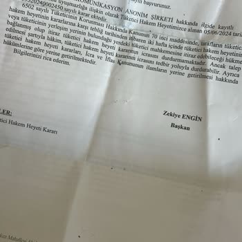 Vodafone Tüketici Hakem Heyeti Kararlarını Takmıyor (Umursamıyor)