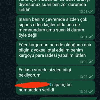 Ege Tepe Ödeme Aldı Ürünlerimi Teslim Etmedi Cevap Vermiyor