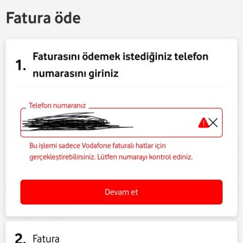 Vodafone Faturalıdan Faturasıza Borç Ödeyememe Sorunsalı
