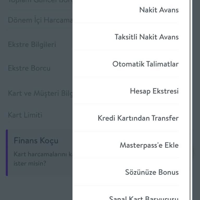 TEB Dijital Kredi Kartı Bilgileri Yok.