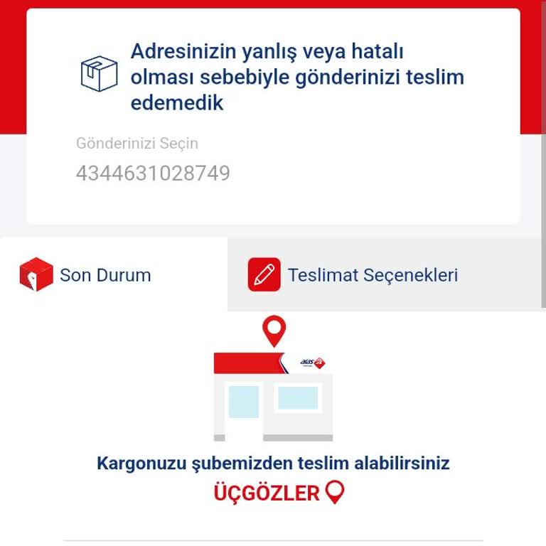 Aras Kargo Paketimi Adres Yanlış Diye Teslim Etmedi
