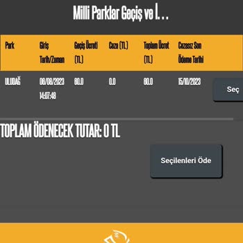 Uludağ'a Girişte HGS İle Ödeme Problemi