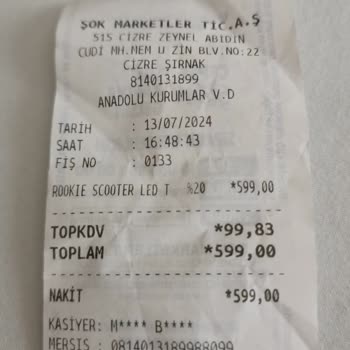 Rookie Bisiklet & Scooter Firmadan Hiç Kimseye Ulaşamıyorum.
