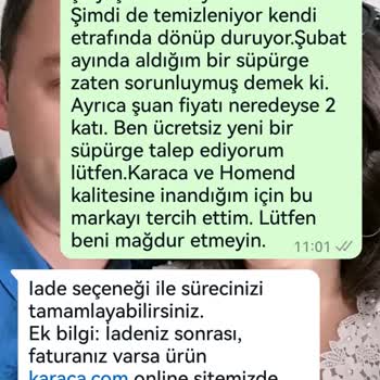 Homend Robot Süpürge Şikayeti